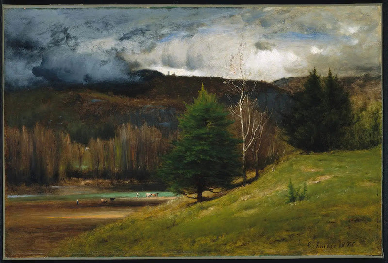 Nær landsbyen Kearsarge - George Inness