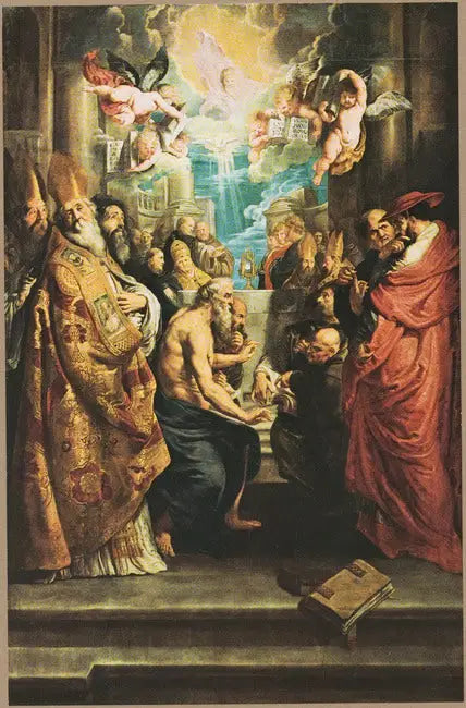 Reelle tilstedeværelse i den hellige sakrament - Peter Paul Rubens