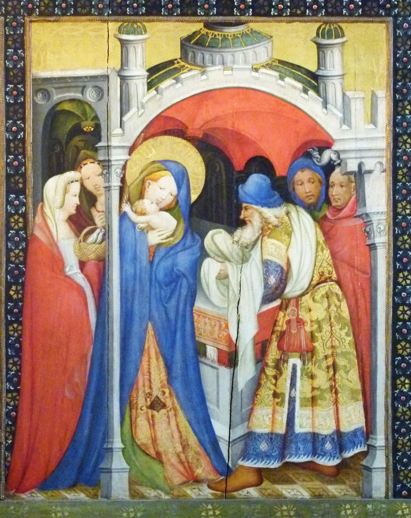 Præsentation af Jesus i Templet - Conrad von Soest