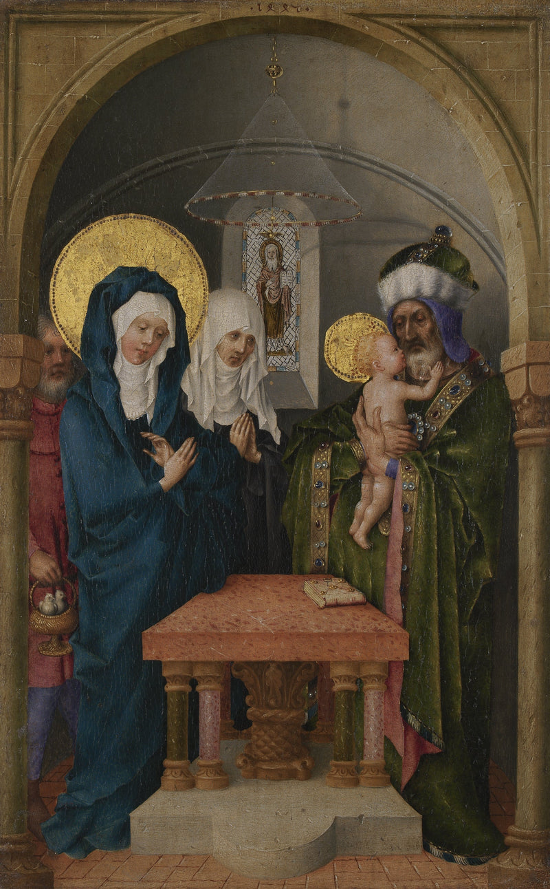 Præsentation af Jesus i Templet - Stefan Lochner