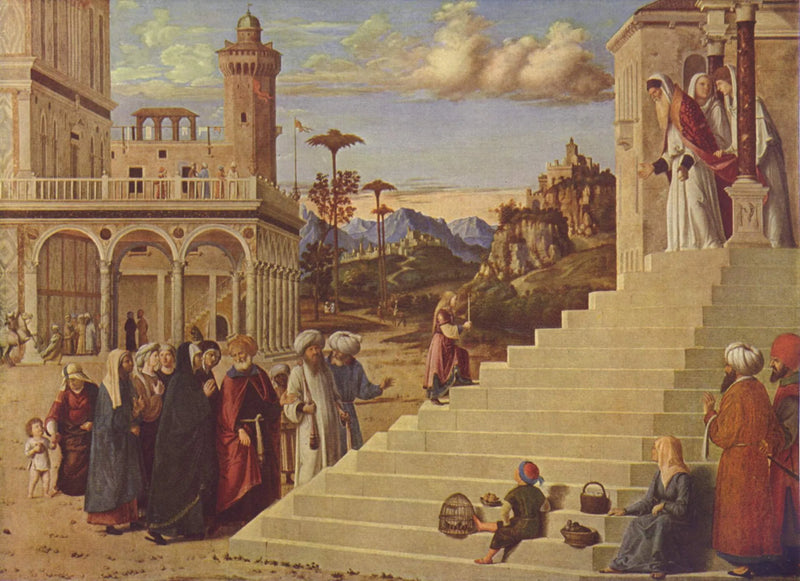 Præsentation af Jomfruen i Templet - Cima da Conegliano