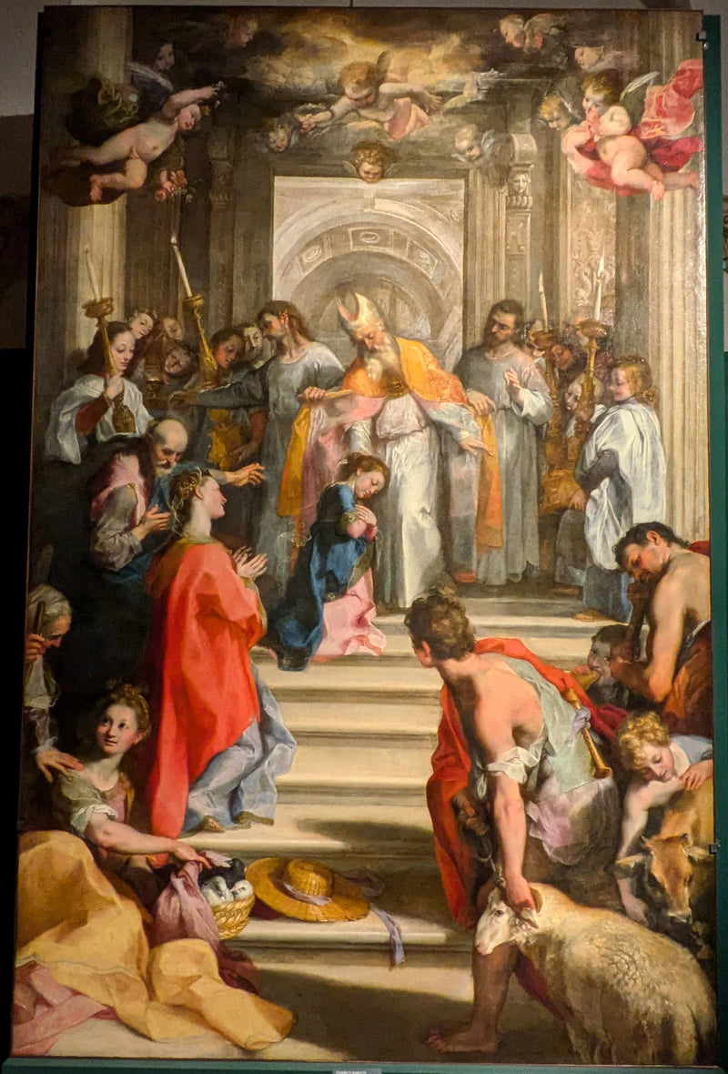 Præsentation af Jomfru Maria i Templet - Federico Barroci