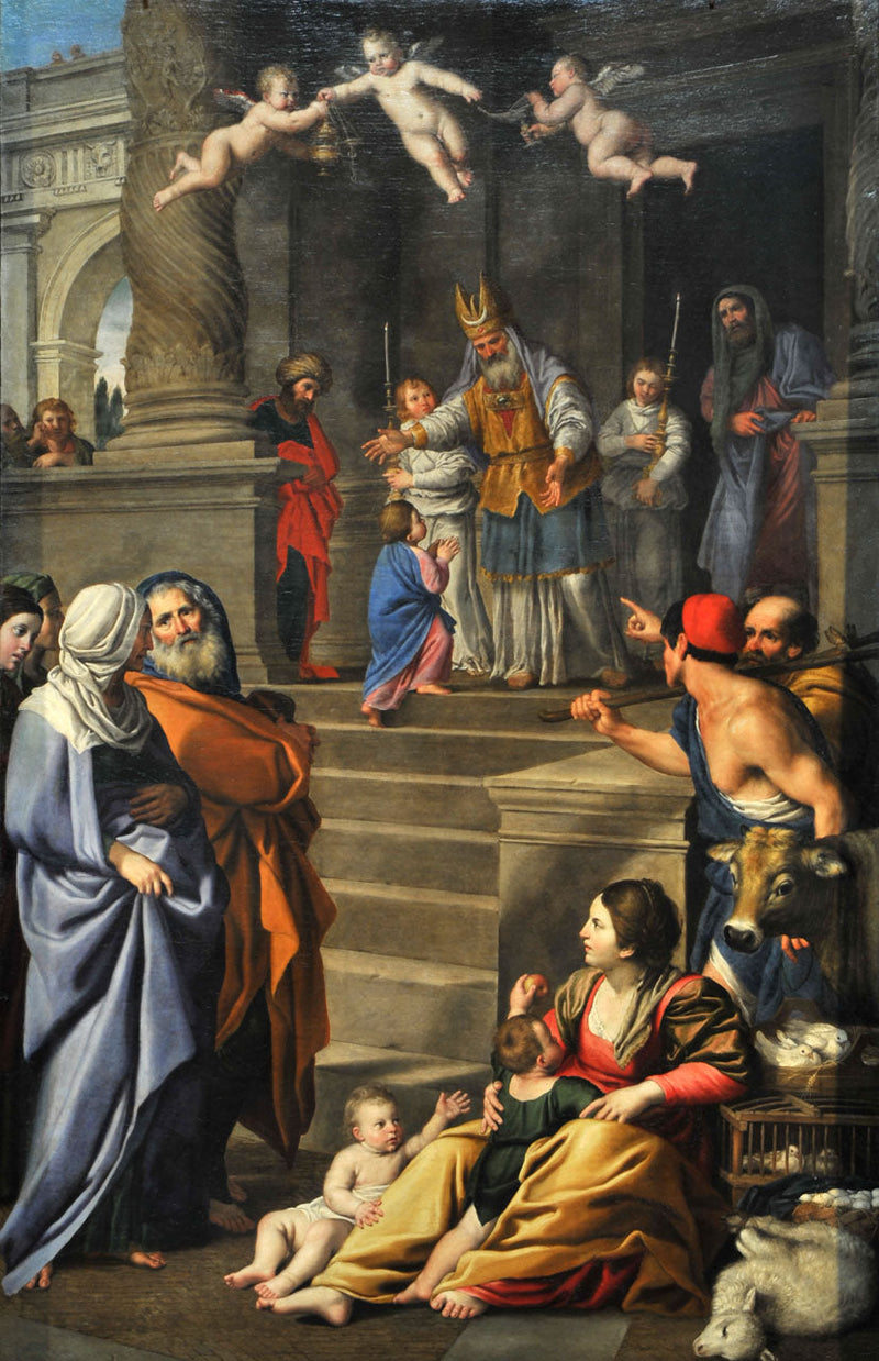 Præsentation af Jomfru Maria - Domenichino