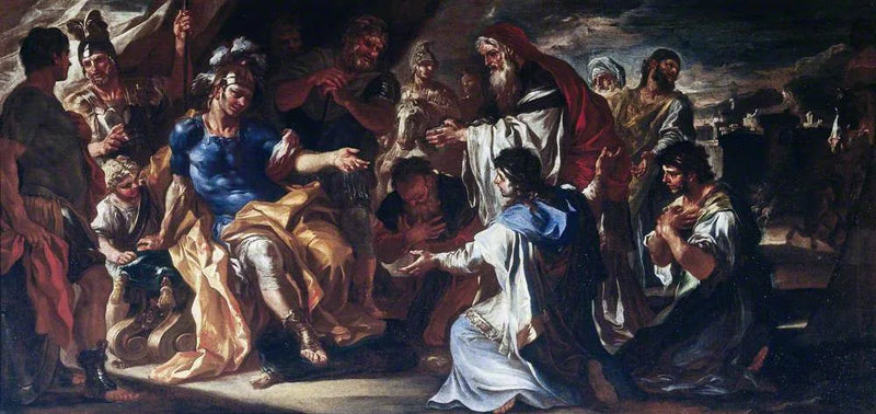 Priam i Achilleshytten - Francesco Solimena