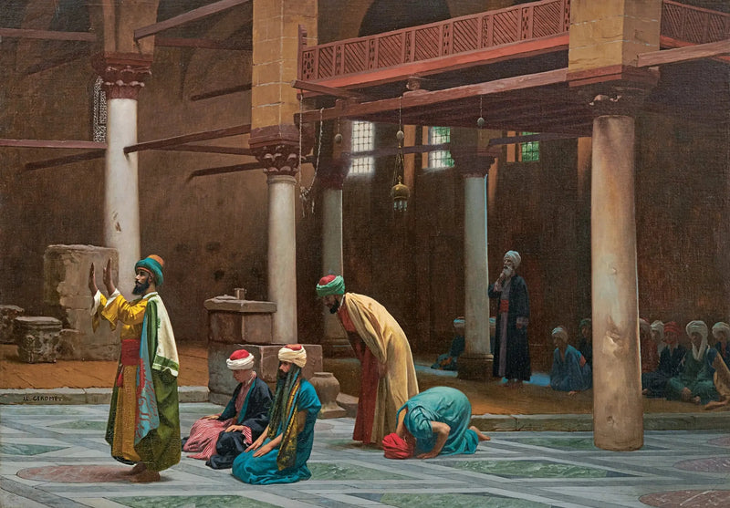 Bøn i moskeen - Jean-Léon Gérôme