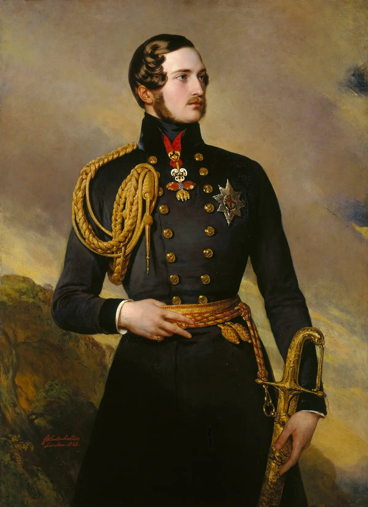 Prince Albert (1819-1861) - Franz Xaver Winterhalter - Alpha Reproduction
