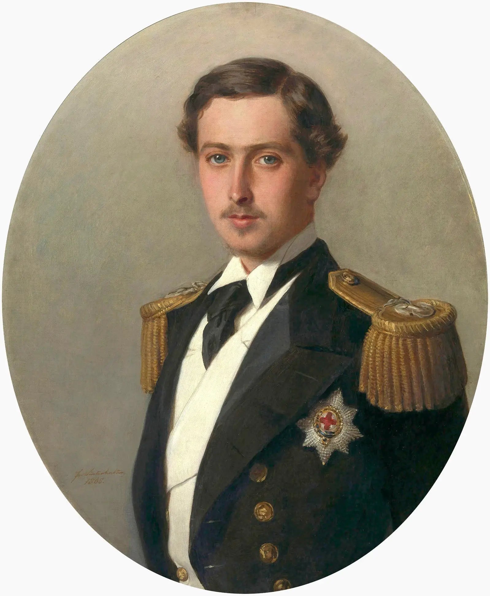 Prince Alfred (1844-1900), futur duc d'Édimbourg - Franz Xaver Winterhalter image 1 reproduction réalisée par Alpha Reproduction