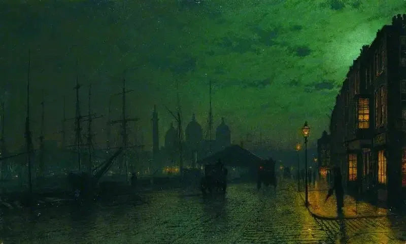 Princes Dock, Hull - John Atkinson Grimshaw image 1 reproduction réalisée par Alpha Reproduction