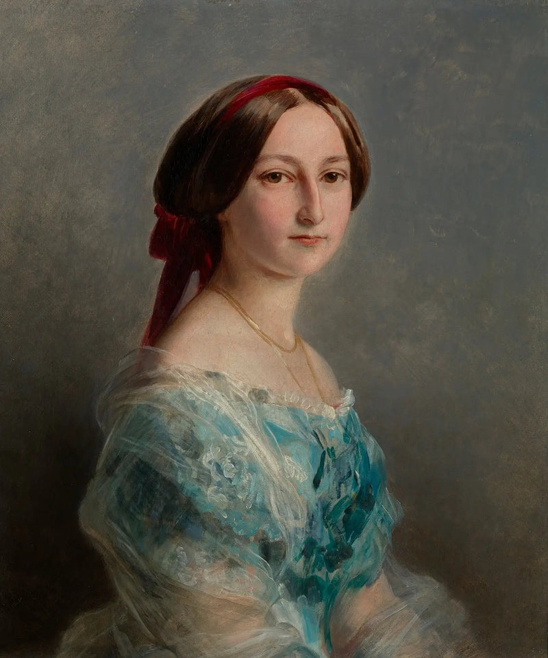 Prinsesse Adélaïde af Hohenlohe-Langenbourg (1835-1900) - Franz Xaver Winterhalter