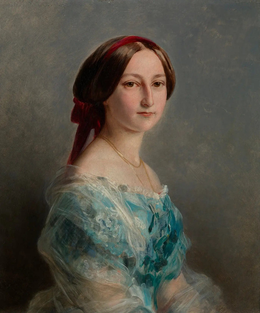 Prinsesse Adélaïde af Hohenlohe-Langenbourg (1835-1900) - Franz Xaver Winterhalter