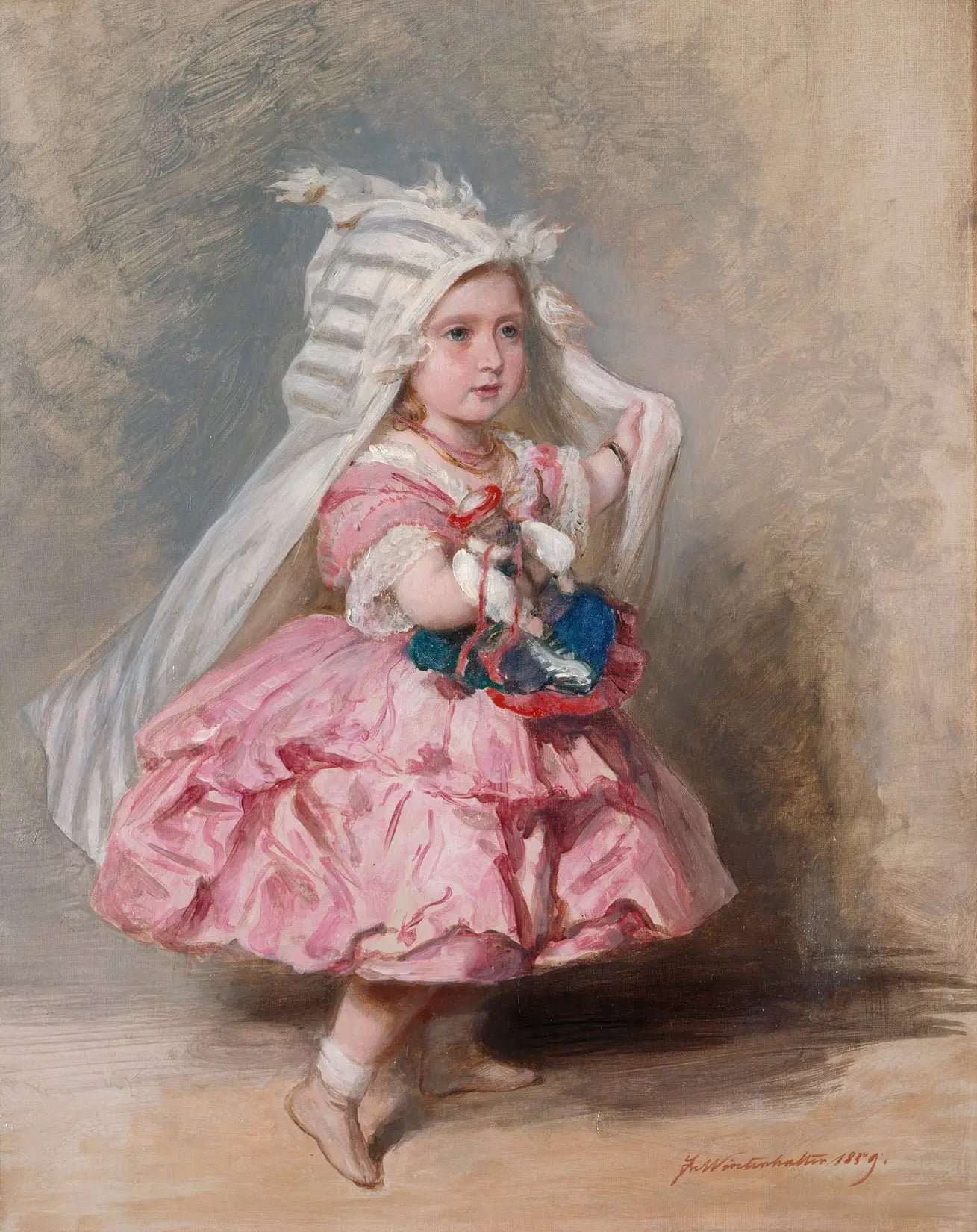 Princesse Béatrice (1857-1944) plus tard princesse Henri de Battenburg - Franz Xaver Winterhalter - Alpha Reproduction