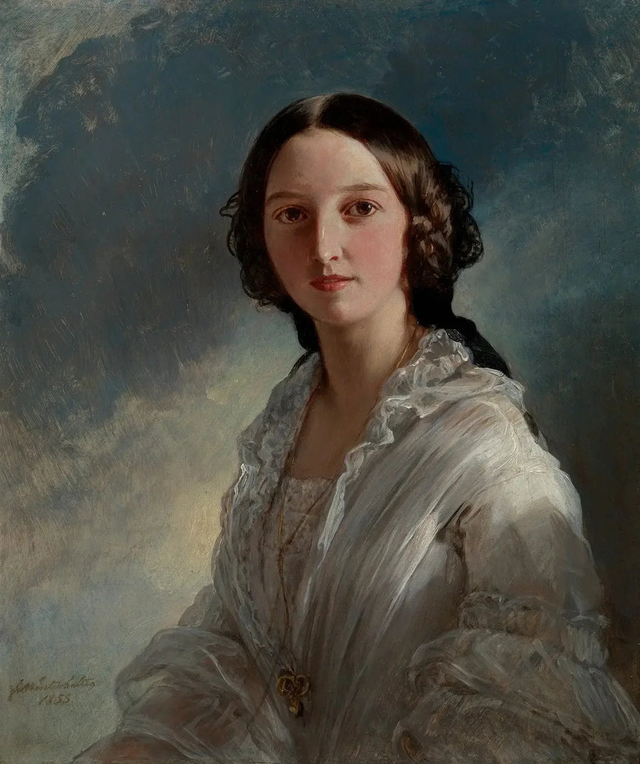 Prinsesse Feodora af Hohenlohe-Langenburg (1839-1872) - Franz Xaver Winterhalter