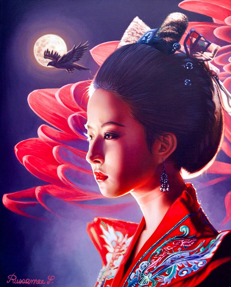 Prinsesse Jade | 40 x 50 cm