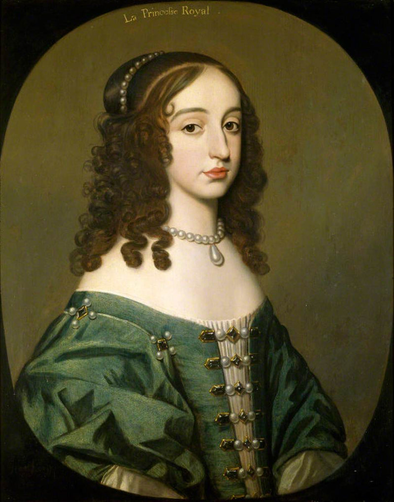 Prinsesse Marie Stuart, prinsesse af Orange (1631 - 1660) - Gerrit van Honthorst