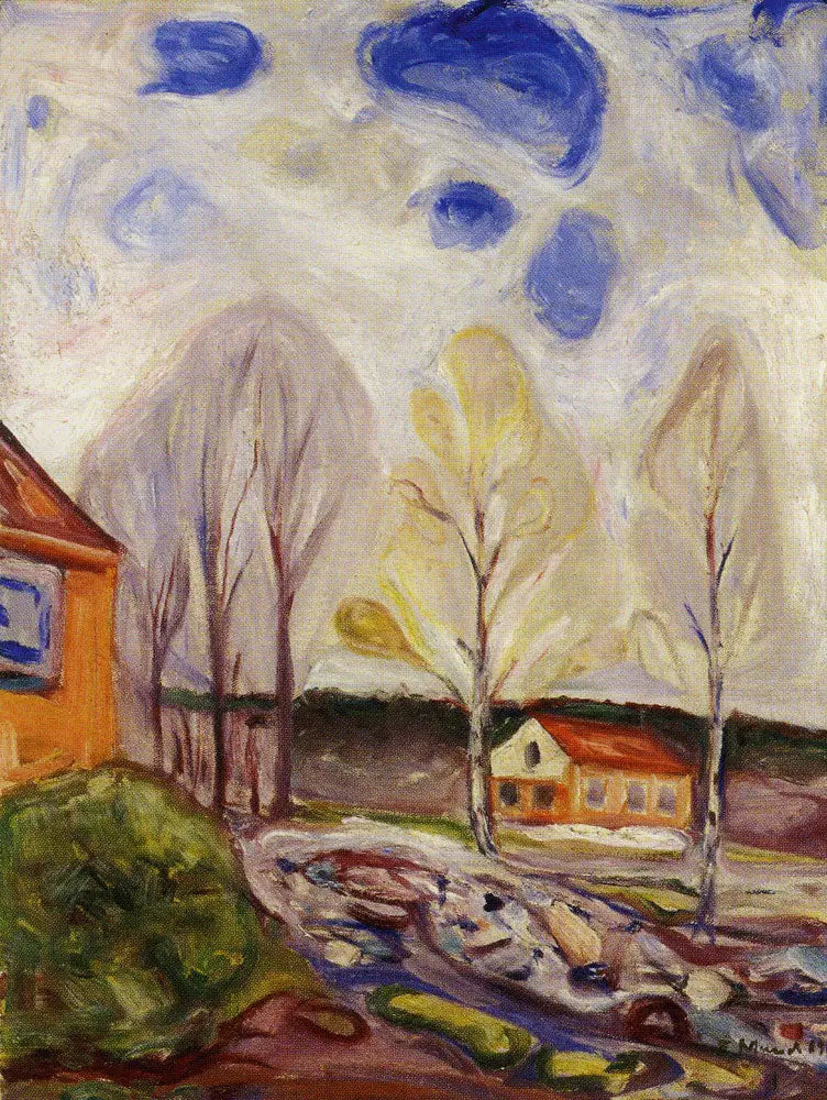 Forår i Åsgårdstrand - Edvard Munch