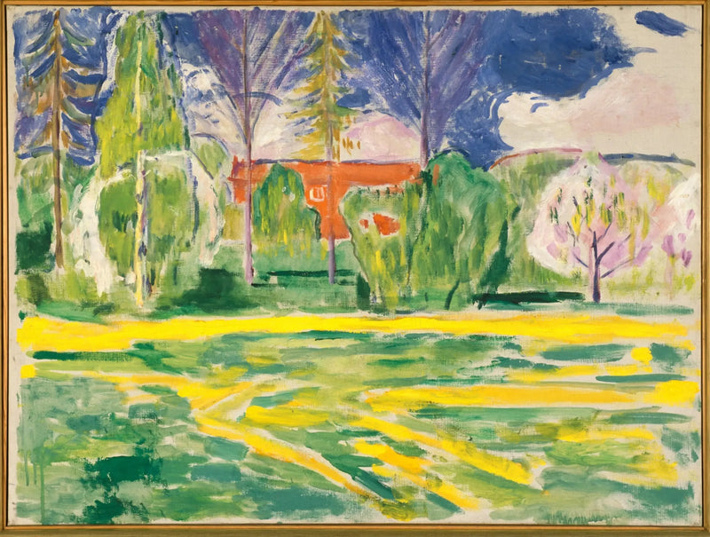 Forår i Ekely - Edvard Munch