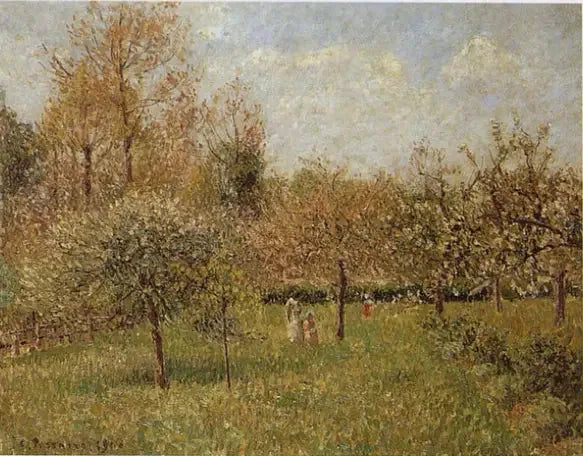 Forår i Éragny - Camille Pissarro