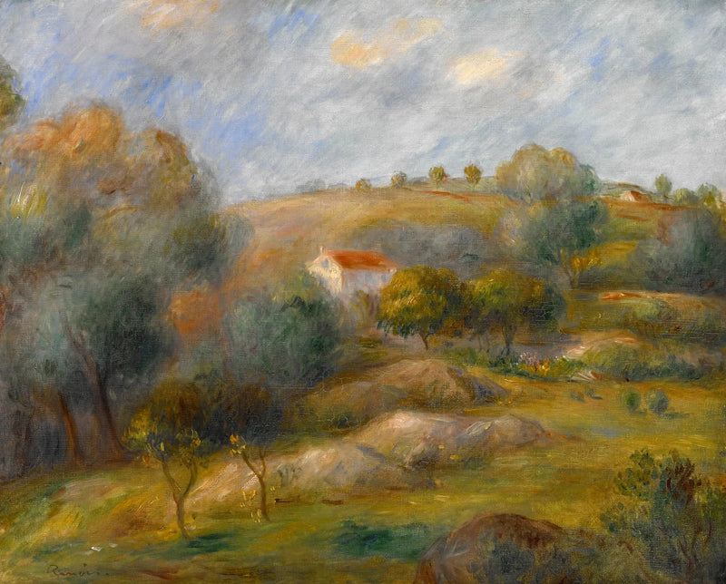 Forår i Essoyes - Pierre-Auguste Renoir