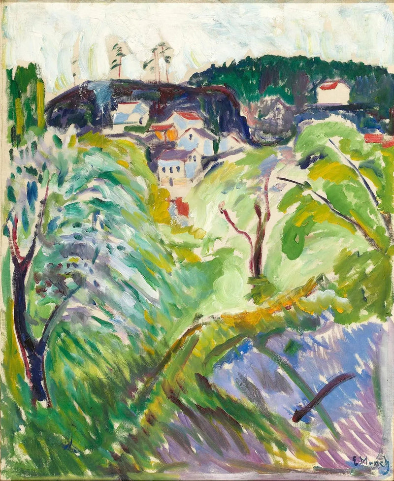 Forår i Kragerø - Edvard Munch