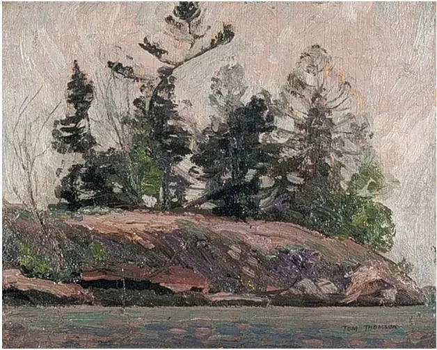Forår ved den franske flod - Tom Thomson