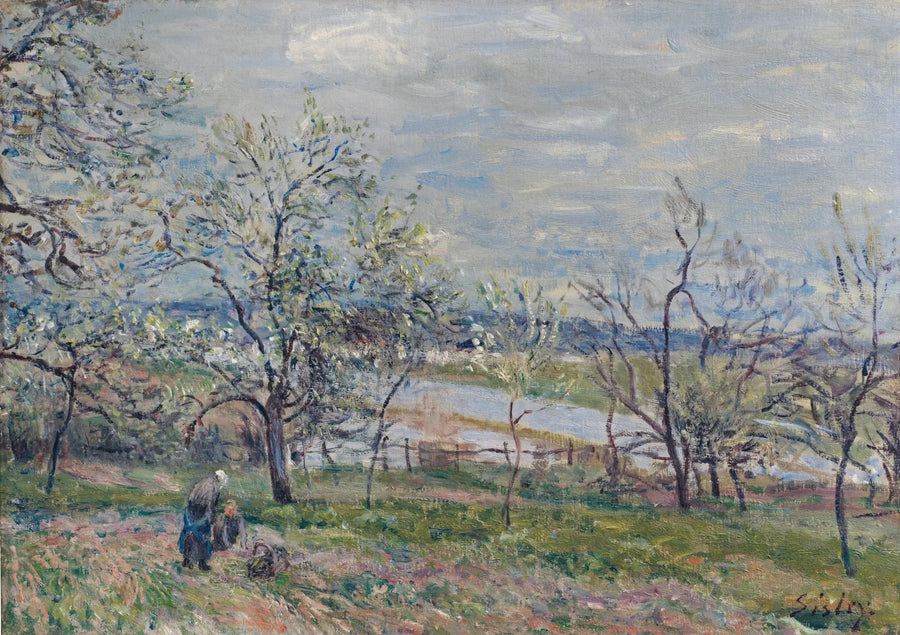 Forår i Veneux-Nadon - Alfred Sisley