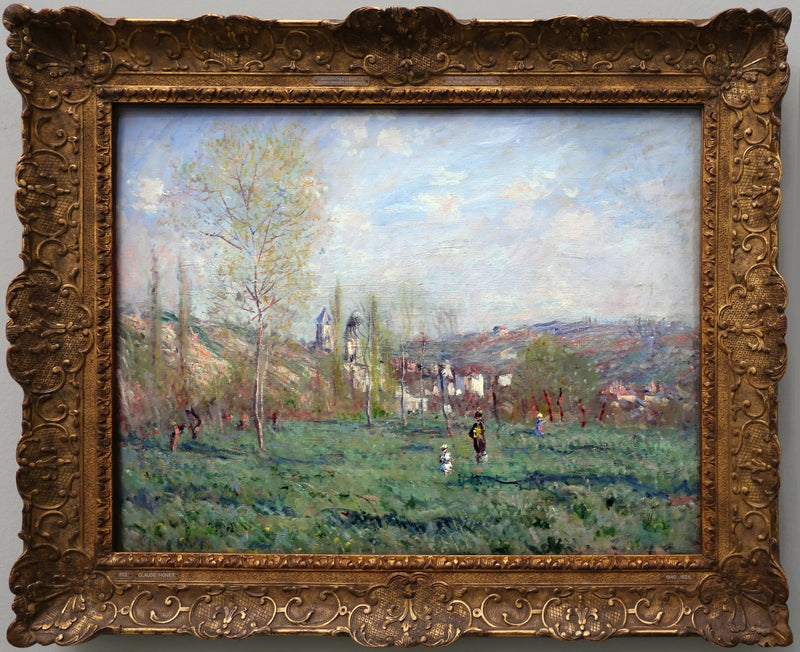 Forår i Vétheuil - Claude Monet
