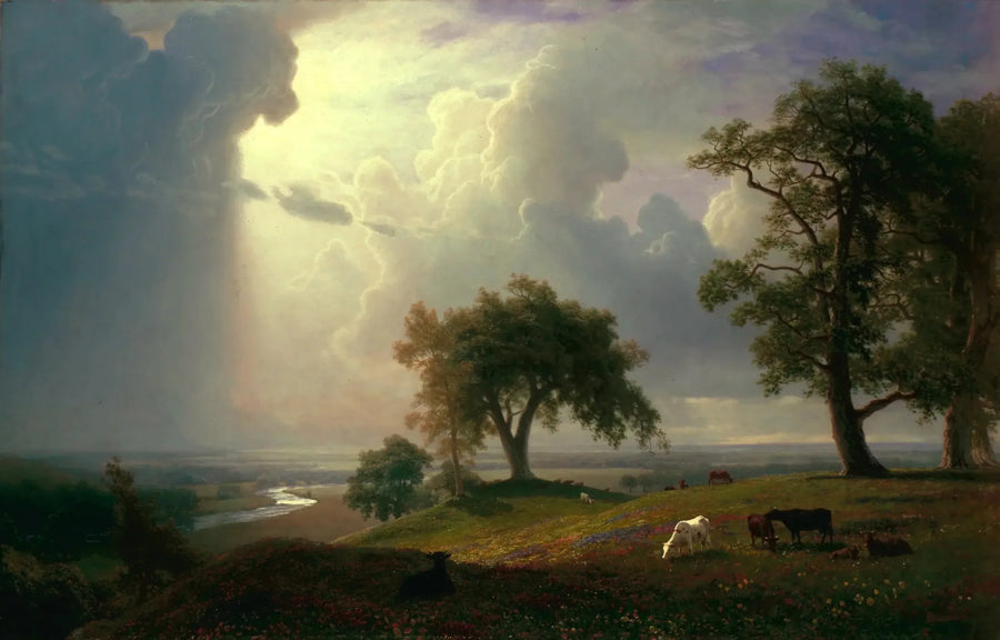 Californisk forår - Albert Bierstadt