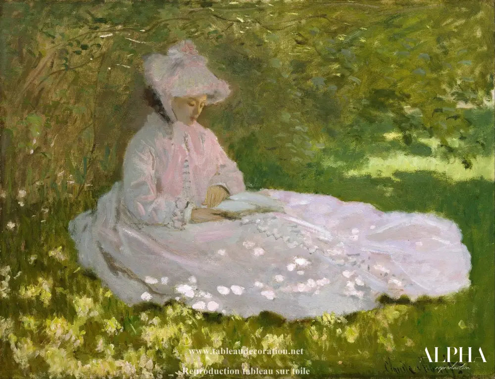 Printemps - Claude Monet - Reproductions de tableaux et peintures haut de gamme