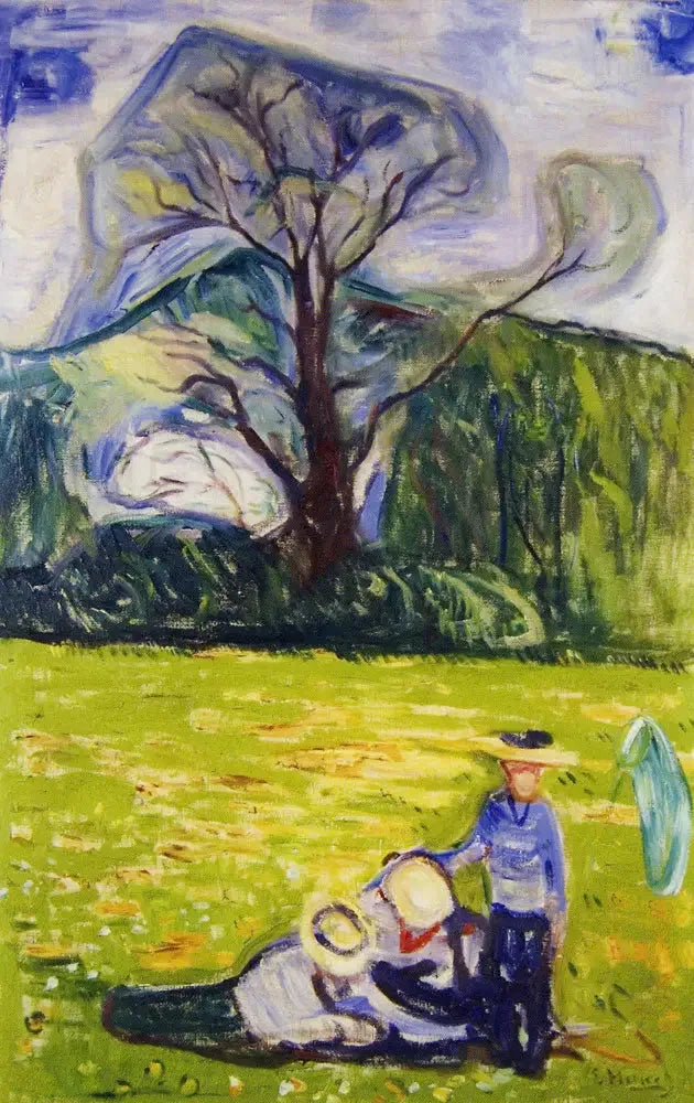 Forår i Dr. Lindes have - Edvard Munch