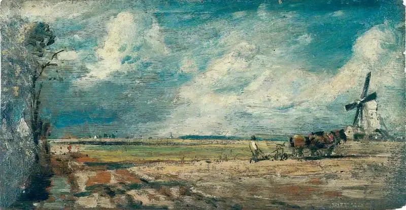 Forår : East Bergholt Common - John Constable