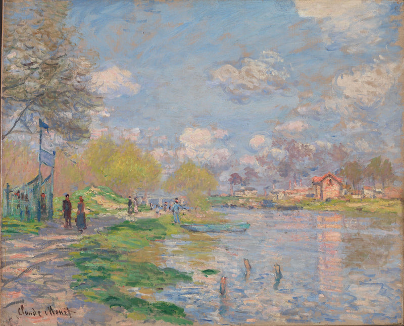 Forår på øen Grande Jatte W459 - Claude Monet
