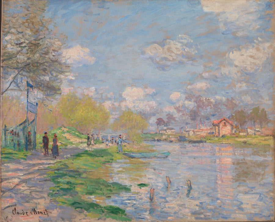 Foråret ved Seinen - Claude Monet