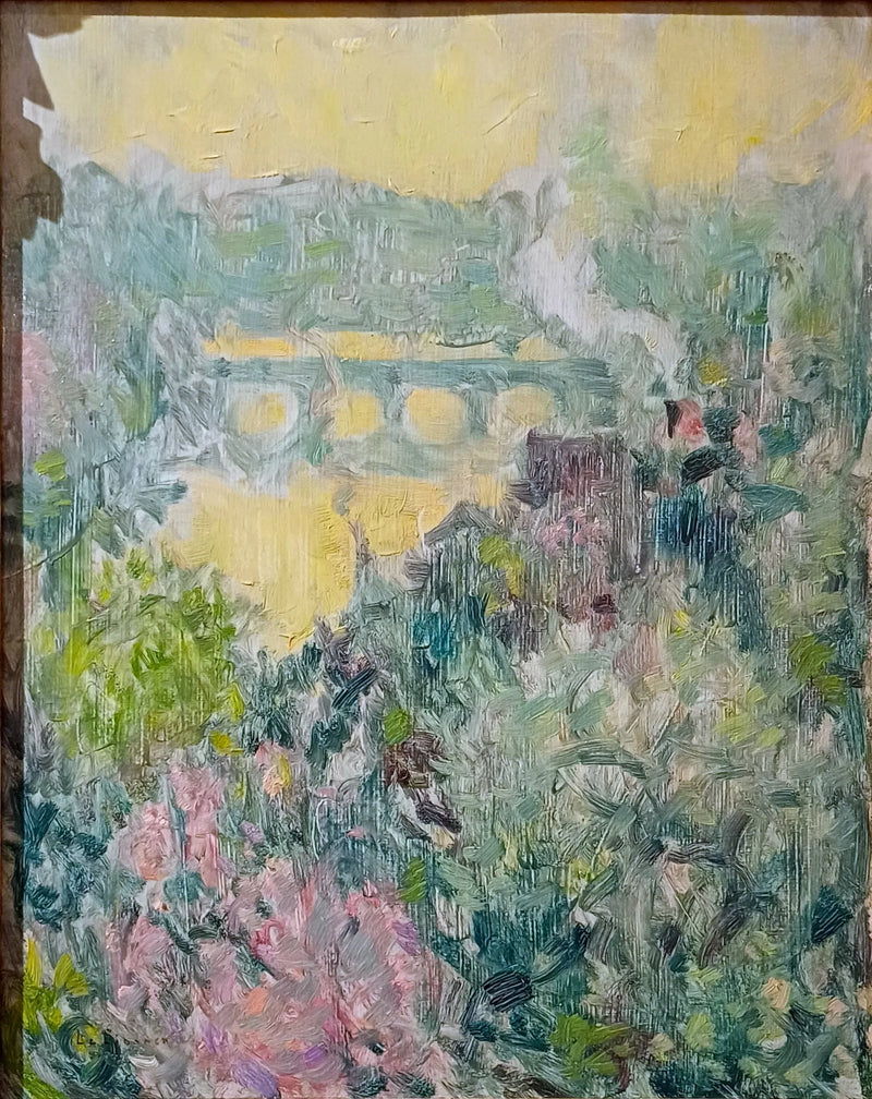 Forår over Seinen - Henri Le Sidaner