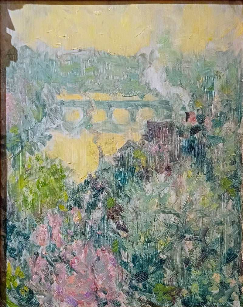 Forår over Seinen - Henri Le Sidaner