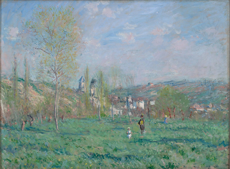 Forår i Vétheuil W579 - Claude Monet