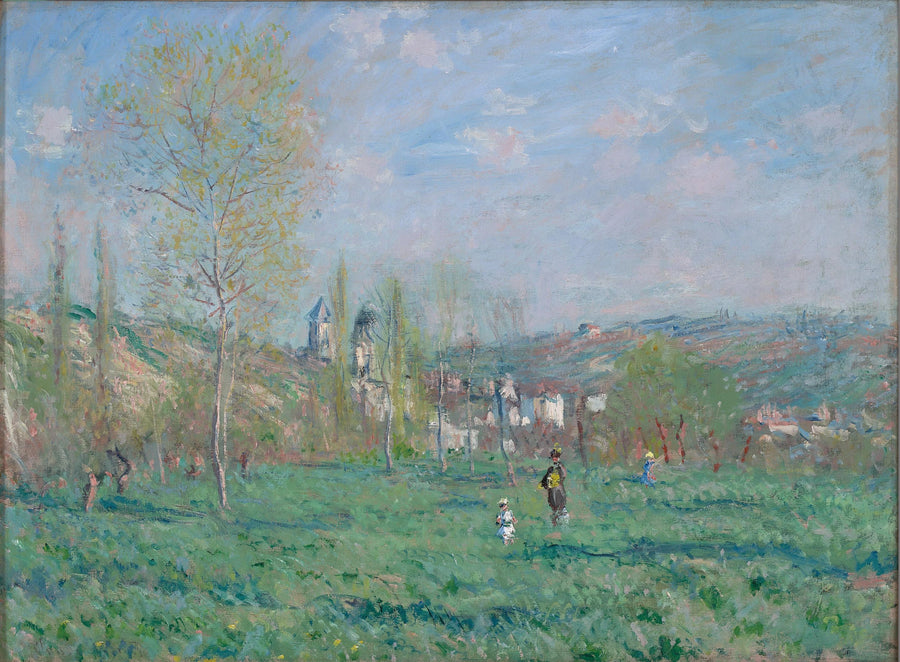 Forår i Vétheuil W579 - Claude Monet