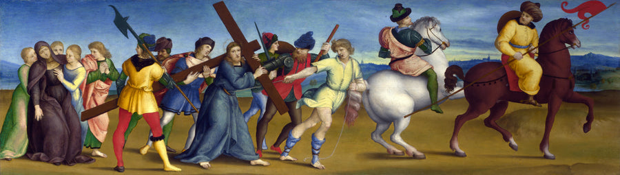 La procession au Calvaire - Raphaël Sanzio