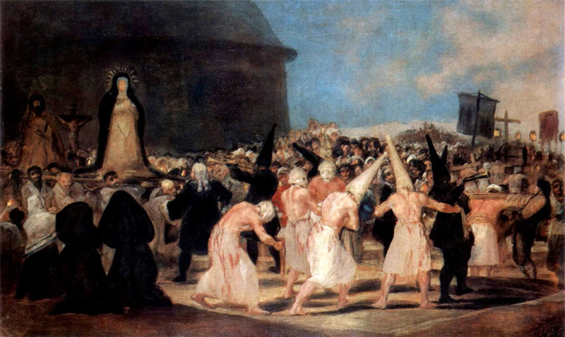 Flagellant procession - Francisco de Goya