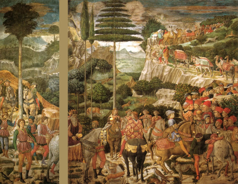 Procession af den ældste konge - Benozzo Gozzoli