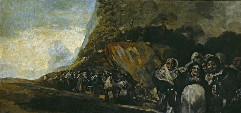 Procesion af det Hellige Kontor - Francisco de Goya
