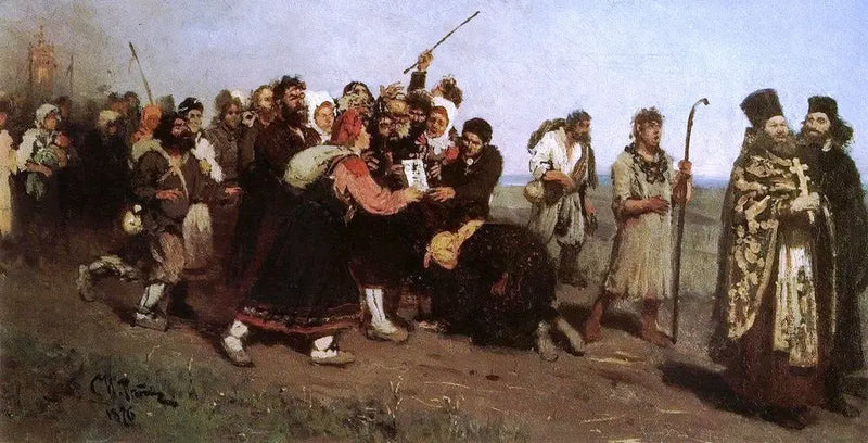Religionsprocesion - Ilya Repin