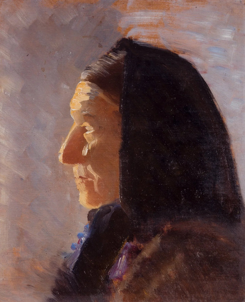 Profil af en kvinde fra Skagen - Anna Ancher