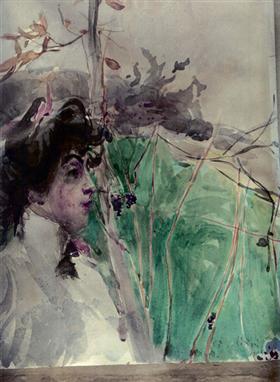 Kvindeligt profil - Giovanni Boldini