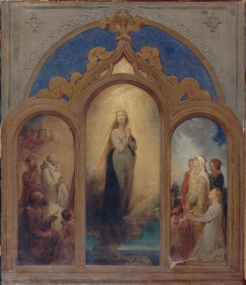 Projekt til et triptyk - Ary Scheffer