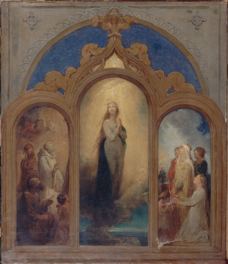 Projekt til et triptyk - Ary Scheffer
