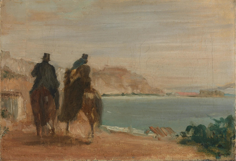 Gåtur ved havet - Edgar Degas