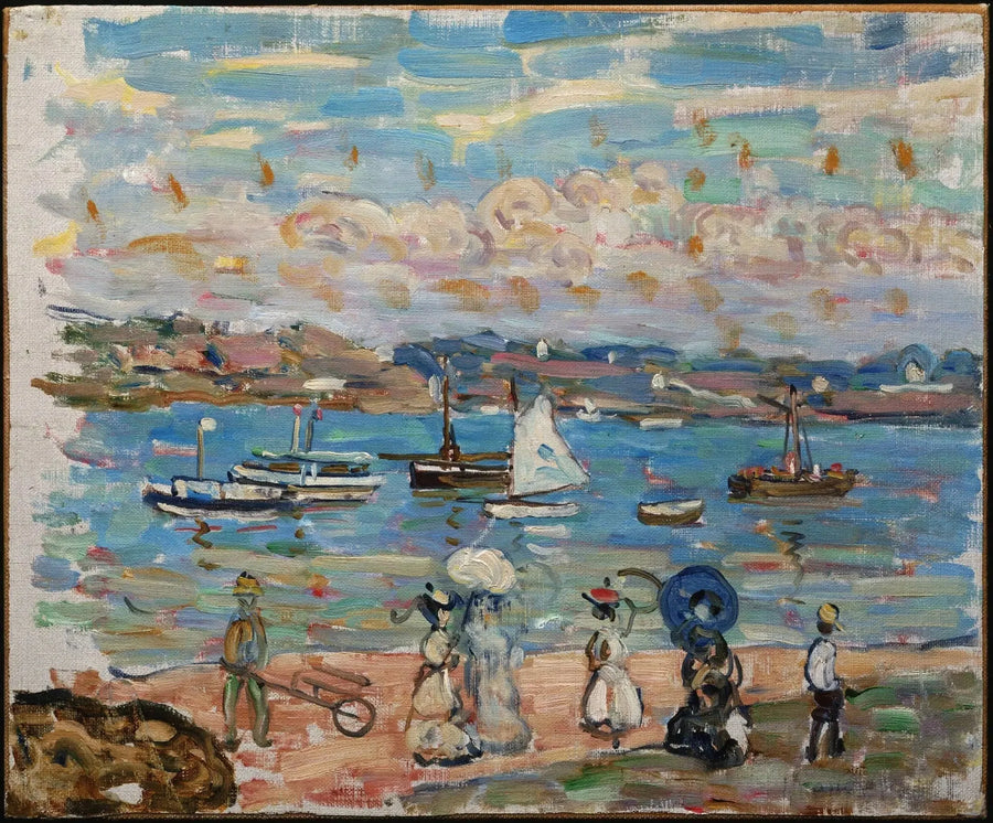 Gåtur ved havkanten - Maurice Prendergast