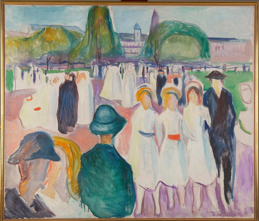 Forårspromenade - Edvard Munch
