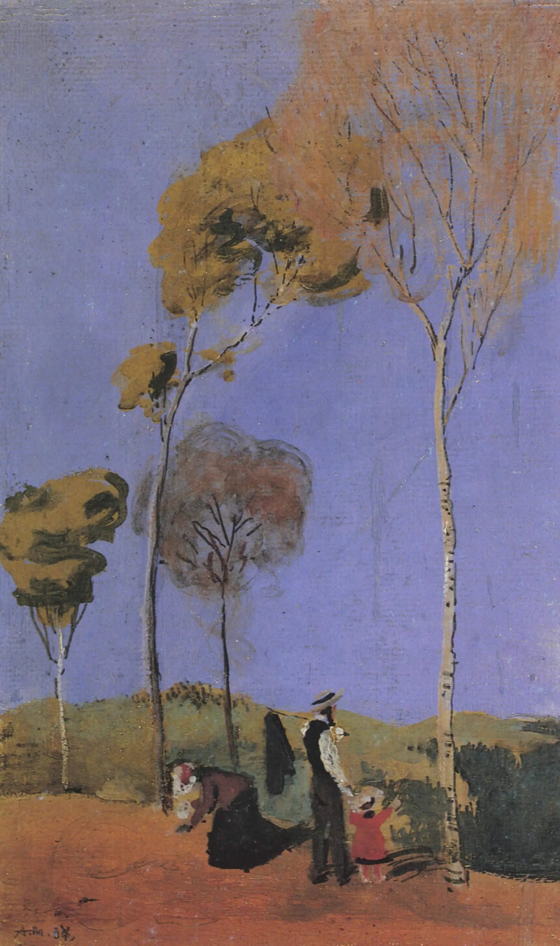 Gåtur med barn - August Macke