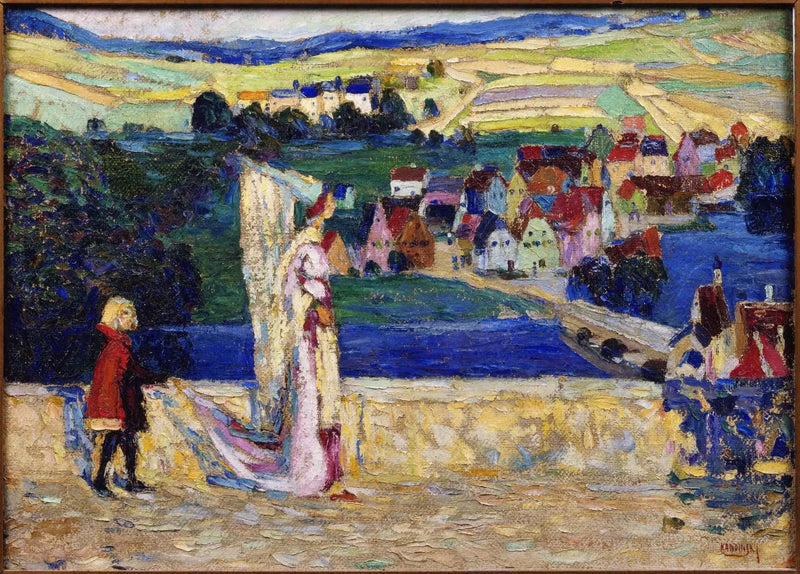 Promenade (Skitse) - Vassily Kandinsky